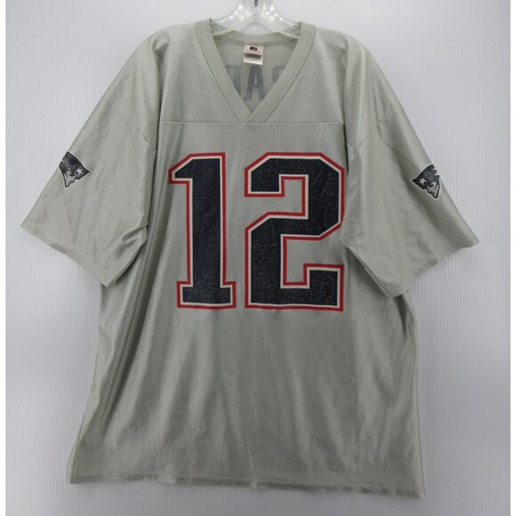 VTG Tom Brady New England Patriots Jersey XL Russell Athletic Players - Picture 1 of 11